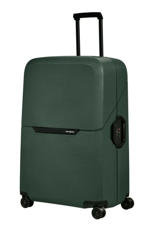 Samsonite Magnum ECO hard stor XL koffert 81 cm 4 hjul Grønn