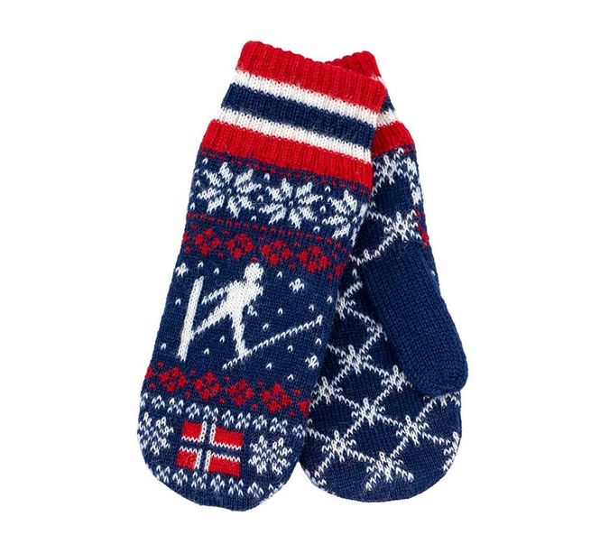 Hovedbilde Skisport Strikkevotter 100% ull L/XL